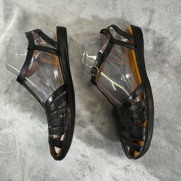 Baretraps Womens Shoes 6.5M  Ellary Black buckeled strap Sandals - Picture 16 of 16